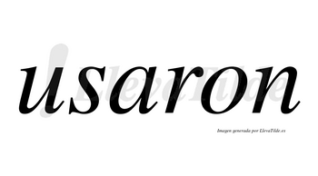 Usaron  no lleva tilde con vocal tónica en la «a»