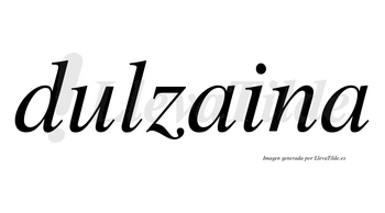 Dulzaina  no lleva tilde con vocal tónica en la primera «a»