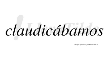 Claudicábamos  lleva tilde con vocal tónica en la segunda «a»