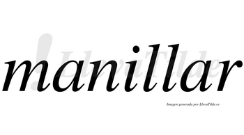 Manillar  no lleva tilde con vocal tónica en la segunda «a»