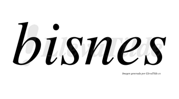 Bisnes no lleva tilde con vocal tónica en la «i»