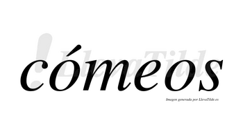 Cómeos lleva tilde con vocal tónica en la primera «o»