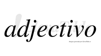 Adjectivo no lleva tilde con vocal tónica en la «i»