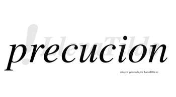 Precucion no lleva tilde con vocal tónica en la «u»