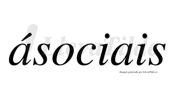 Ásociais lleva tilde con vocal tónica en la primera «a»