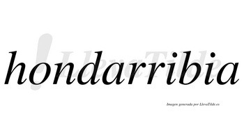 Hondarribia  no lleva tilde con vocal tónica en la primera «i»