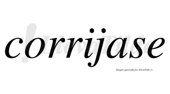 Corrijase no lleva tilde con vocal tónica en la «a»