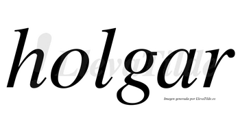 Holgar  no lleva tilde con vocal tónica en la «a»