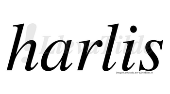 Harlis  no lleva tilde con vocal tónica en la «a»