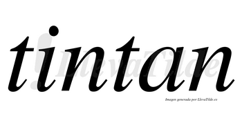 Tintan no lleva tilde con vocal tónica en la «i»
