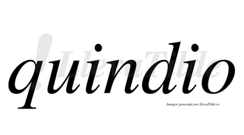 Quindio  no lleva tilde con vocal tónica en la primera «i»
