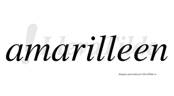 Amarilleen  no lleva tilde con vocal tónica en la primera «e»