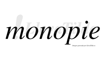 Monopie  no lleva tilde con vocal tónica en la segunda «o»