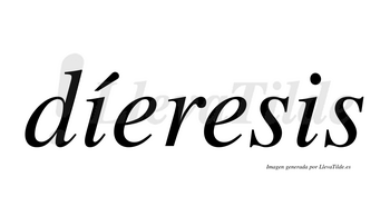 Díeresis  lleva tilde con vocal tónica en la primera «i»