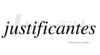Justificantes  no lleva tilde con vocal tónica en la «a»