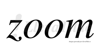 Zoom no lleva tilde con vocal tónica en la segunda «o»