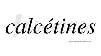 Calcétines lleva tilde con vocal tónica en la primera «e»