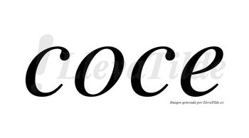 Coce no lleva tilde con vocal tónica en la «o»