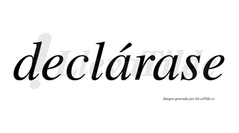 Declárase lleva tilde con vocal tónica en la primera «a»