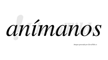 Anímanos  lleva tilde con vocal tónica en la «i»