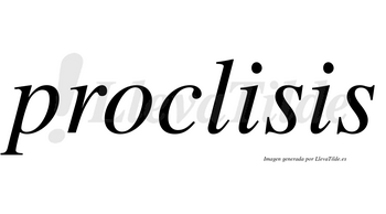 Proclisis no lleva tilde con vocal tónica en la primera «i»