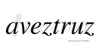 Aveztruz  no lleva tilde con vocal tónica en la «u»