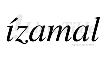 Ízamal  lleva tilde con vocal tónica en la «i»