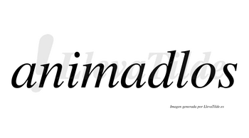 Animadlos  no lleva tilde con vocal tónica en la segunda «a»