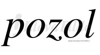 Pozol no lleva tilde con vocal tónica en la segunda «o»