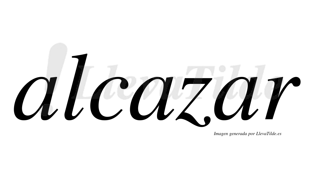 ¿Lleva tilde alcazar? LlevaTilde.es