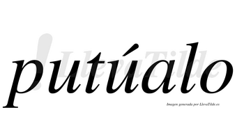 Putúalo  lleva tilde con vocal tónica en la segunda «u»