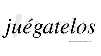 Juégatelos lleva tilde con vocal tónica en la primera «e»