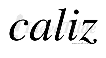 Caliz no lleva tilde con vocal tónica en la «i»