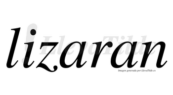 Lizaran no lleva tilde con vocal tónica en la primera «a»