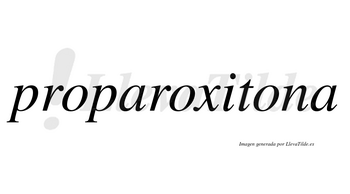 Proparoxitona no lleva tilde con vocal tónica en la tercera «o»