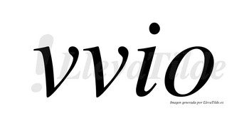 Vvio no lleva tilde con vocal tónica en la «o»