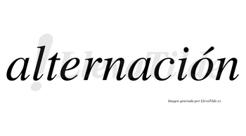 Alternación  lleva tilde con vocal tónica en la «o»