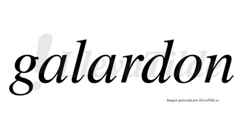 Galardon no lleva tilde con vocal tónica en la segunda «a»