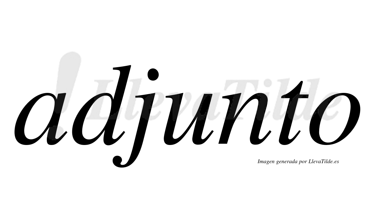 ¿Lleva tilde adjunto? | LlevaTilde.es