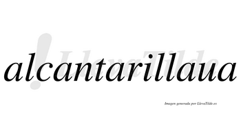 Alcantarillaua  no lleva tilde con vocal tónica en la «i»