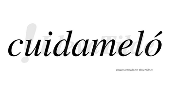 Cuidameló lleva tilde con vocal tónica en la «o»