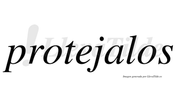 Protejalos  no lleva tilde con vocal tónica en la «a»