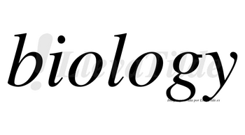 Biology no lleva tilde con vocal tónica en la segunda «o»