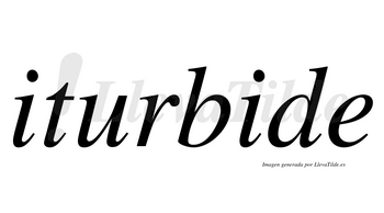 Iturbide  no lleva tilde con vocal tónica en la segunda «i»