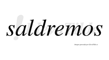 Saldremos  no lleva tilde con vocal tónica en la «e»