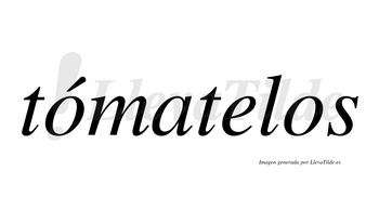 Tómatelos  lleva tilde con vocal tónica en la primera «o»