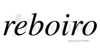 Reboiro  no lleva tilde con vocal tónica en la primera «o»