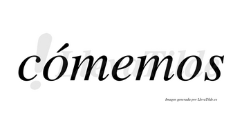 Cómemos lleva tilde con vocal tónica en la primera «o»