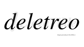 Deletreo no lleva tilde con vocal tónica en la tercera «e»