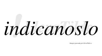 Indicanoslo  no lleva tilde con vocal tónica en la primera «o»